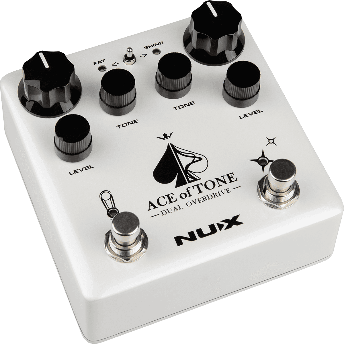 PEDALE OVERDRIVE DOUBLE A ROUTAGE INTERNE NUX ACEOFTONE-OD