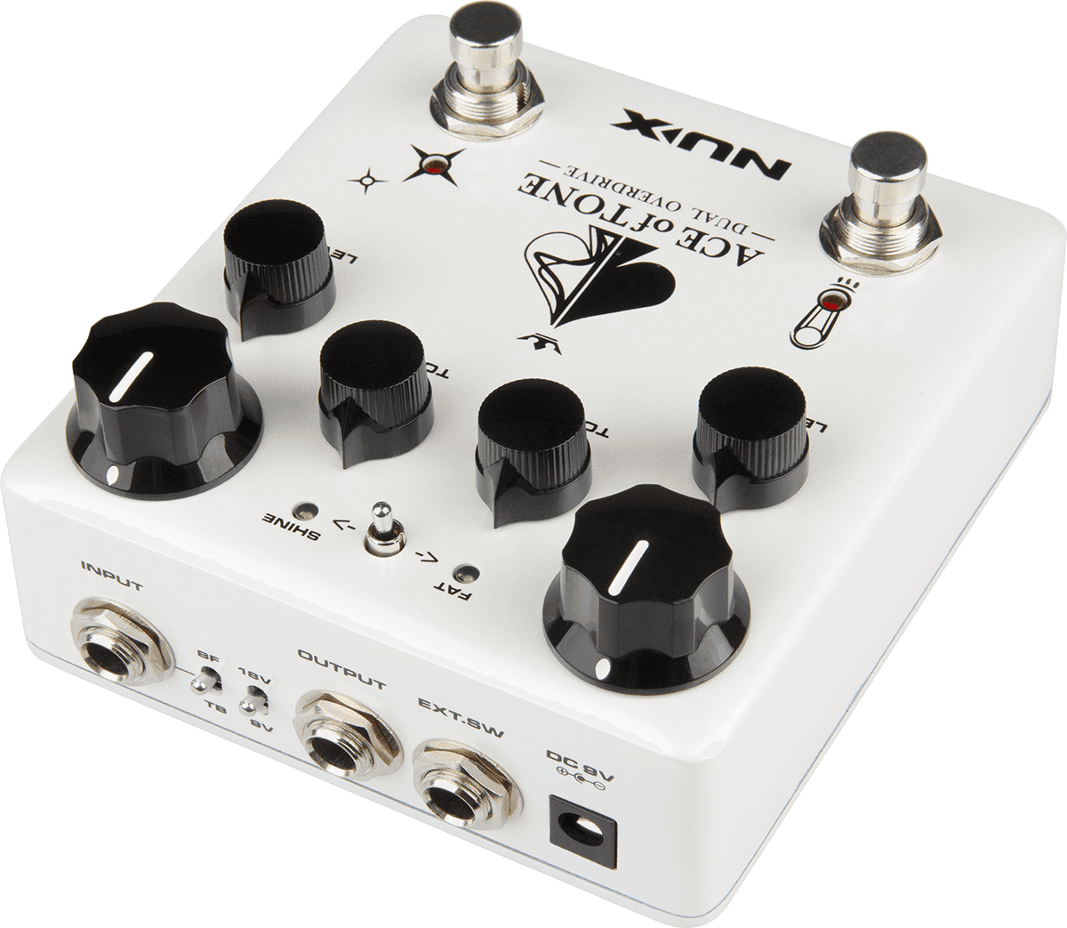 PEDALE OVERDRIVE DOUBLE A ROUTAGE INTERNE NUX ACEOFTONE-OD