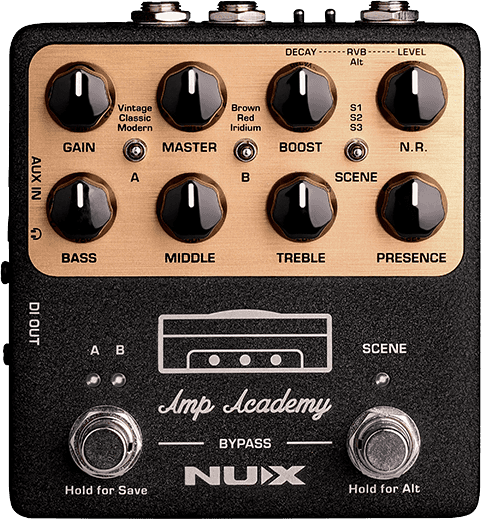 PEDALE Simulateur d'ampli de puissance et d'IR NUX AMPACADEMY