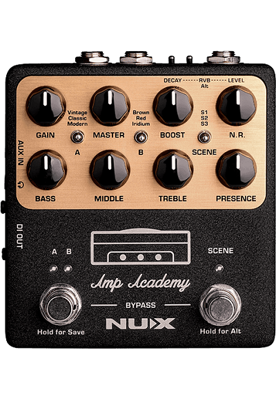 PEDALE Simulateur d'ampli de puissance et d'IR NUX AMPACADEMY