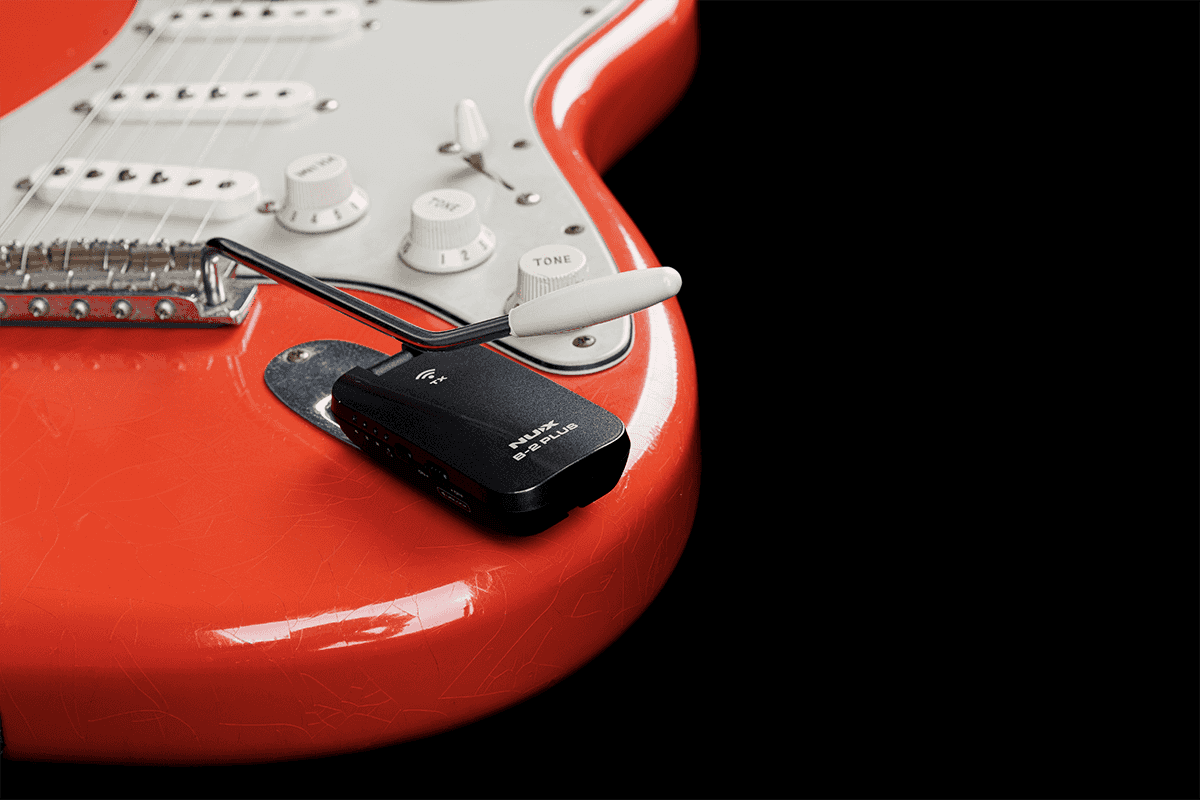 Système sans-fil complet guitare 2,4 GHz – 4 canaux NUX B2 PLUS