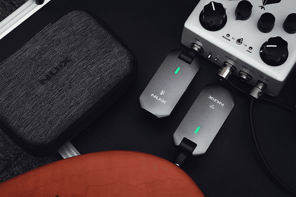 Système sans-fil guitare 5,8 GHz NUX C5RC – synchro auto + Power Case