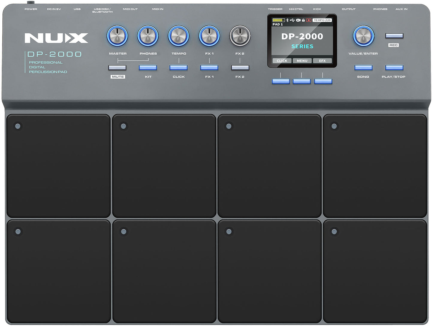 NUX DP-2000 – Multipad de percussion 8 zones