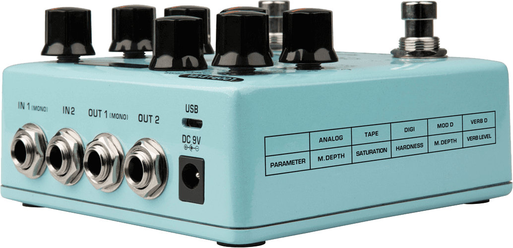 PEDALE DE DELAY STEREO ET LOOPER NUX DUOTIME