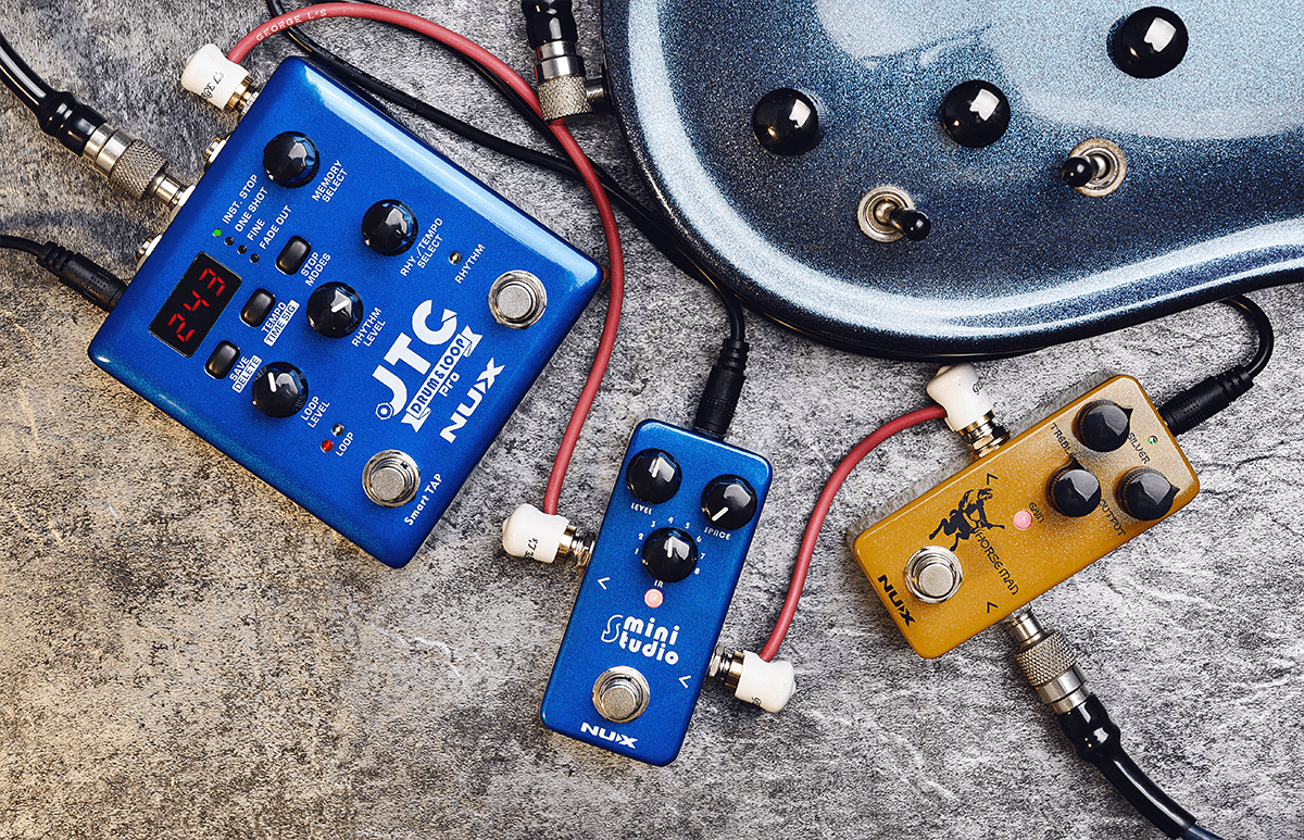 PEDALE OVERDRIVE NOD-1 type K GOLD/SILVER NUX HORSEMAN-OD