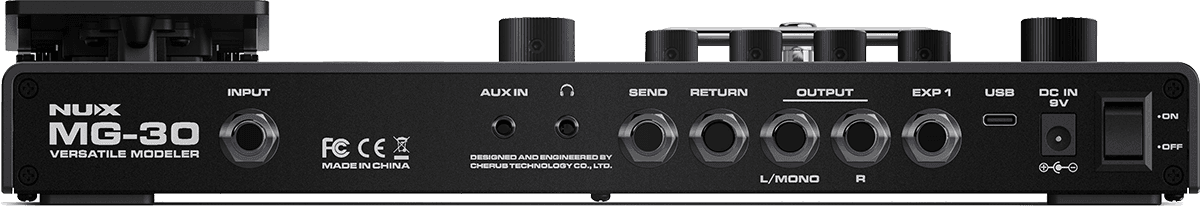 MULTI-EFFETS GUITARE ECRAN LCD 4" NUX MG30