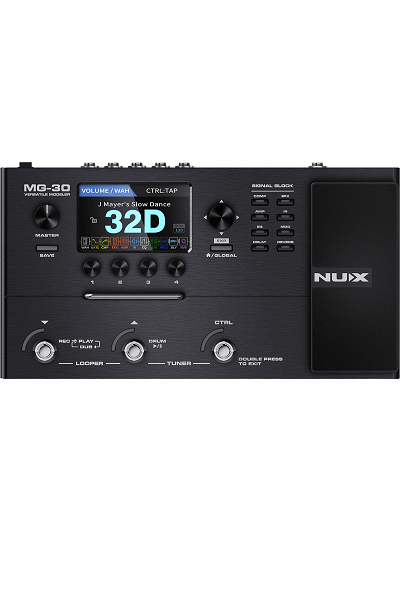MULTI-EFFETS GUITARE ECRAN LCD 4" NUX MG30