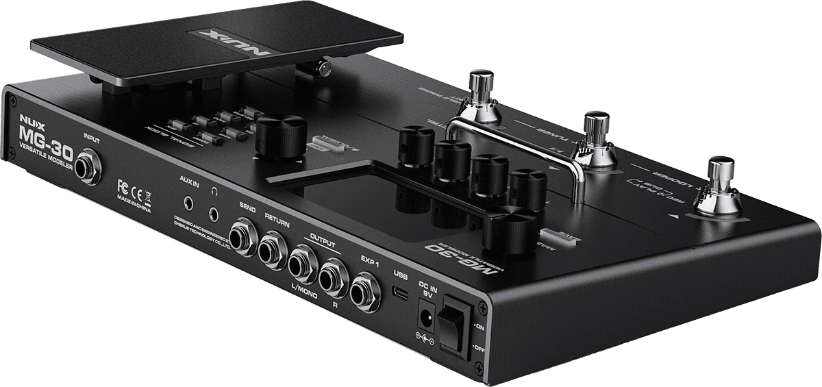 MULTI-EFFETS GUITARE ECRAN LCD 4" NUX MG30