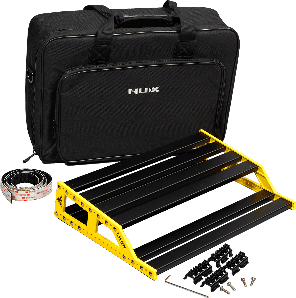 PEDALBOARD LARGE AVEC SAC DE TRANSPORT NUX NPB-L