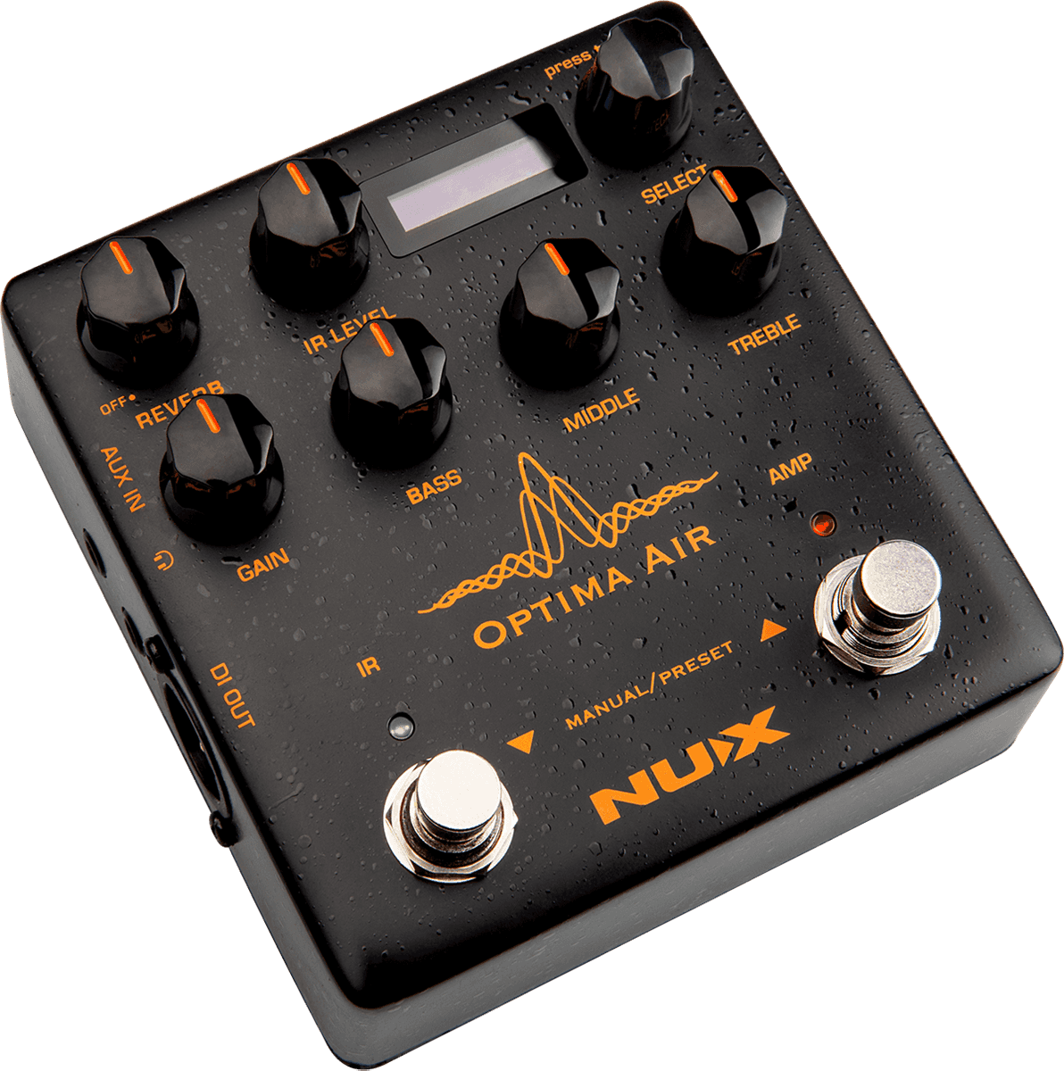 PEDALE PREAMPLI SIMULATEUR GUITARE ACOUSTIQUE NUX OPTIMA-AIR