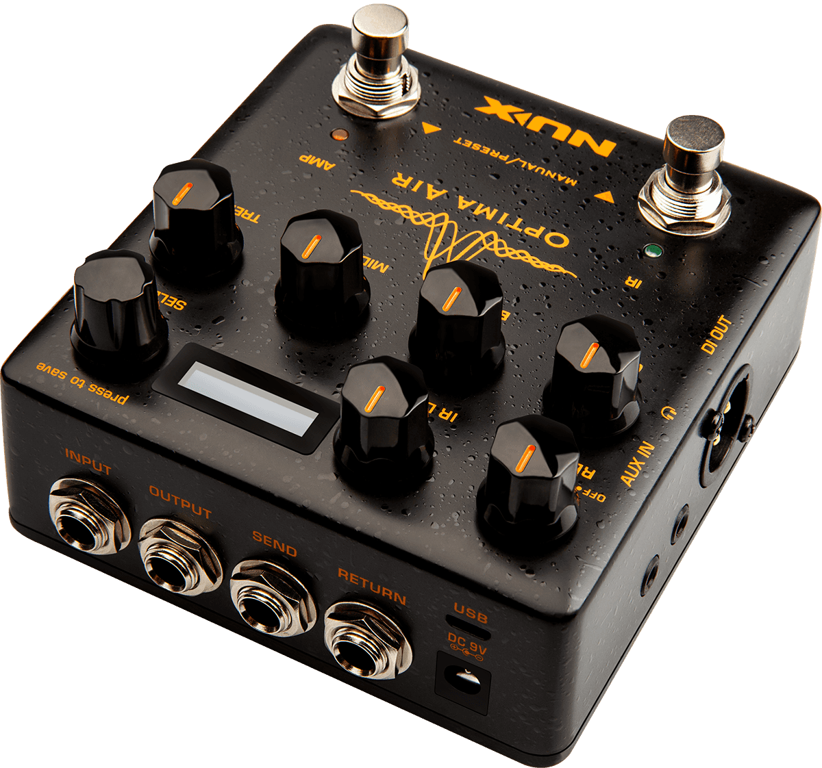 PEDALE PREAMPLI SIMULATEUR GUITARE ACOUSTIQUE NUX OPTIMA-AIR