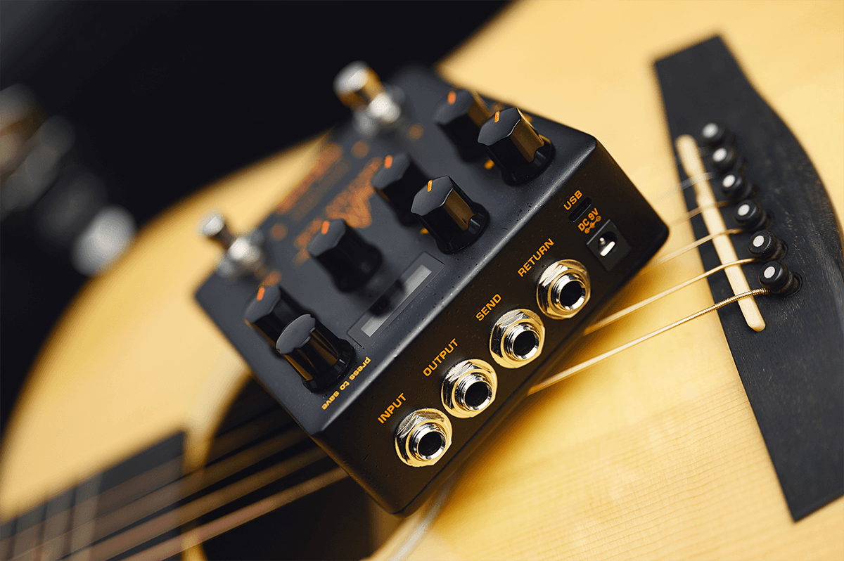 PEDALE PREAMPLI SIMULATEUR GUITARE ACOUSTIQUE NUX OPTIMA-AIR