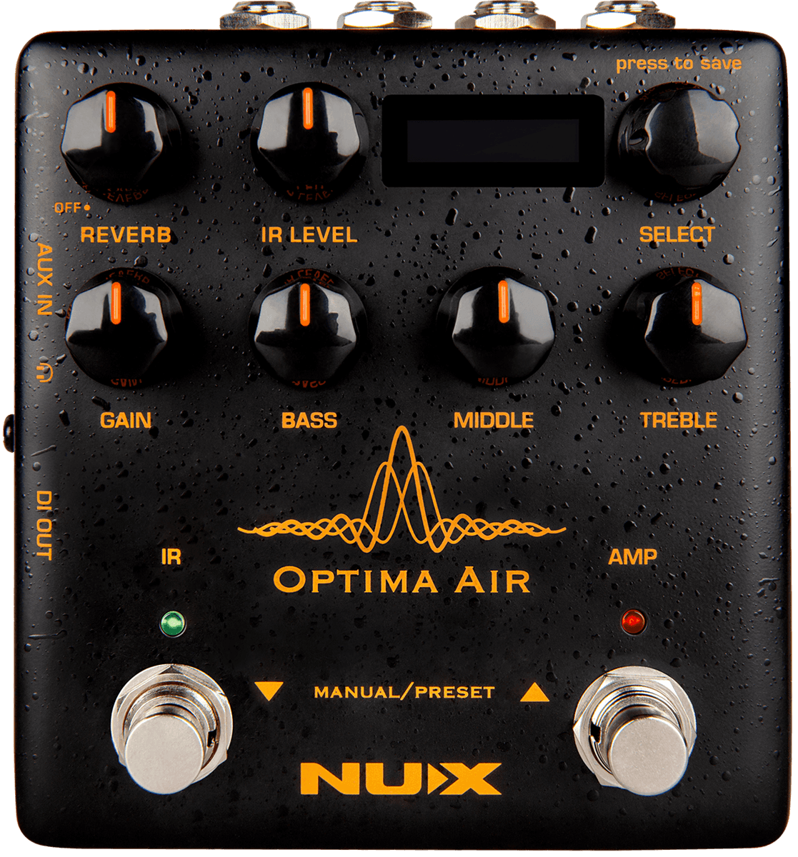 PEDALE PREAMPLI SIMULATEUR GUITARE ACOUSTIQUE NUX OPTIMA-AIR