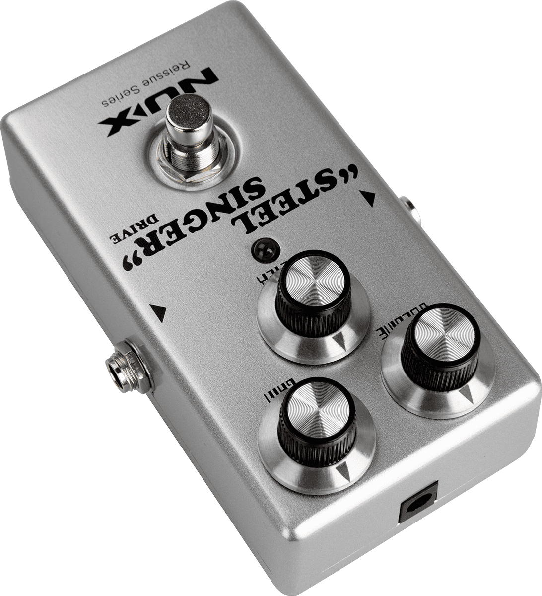 PEDALE D'OVERDRIVE ANALOGIQUE TYPE AMPLI A LAMPE NUX STEELSINGER DRIVE