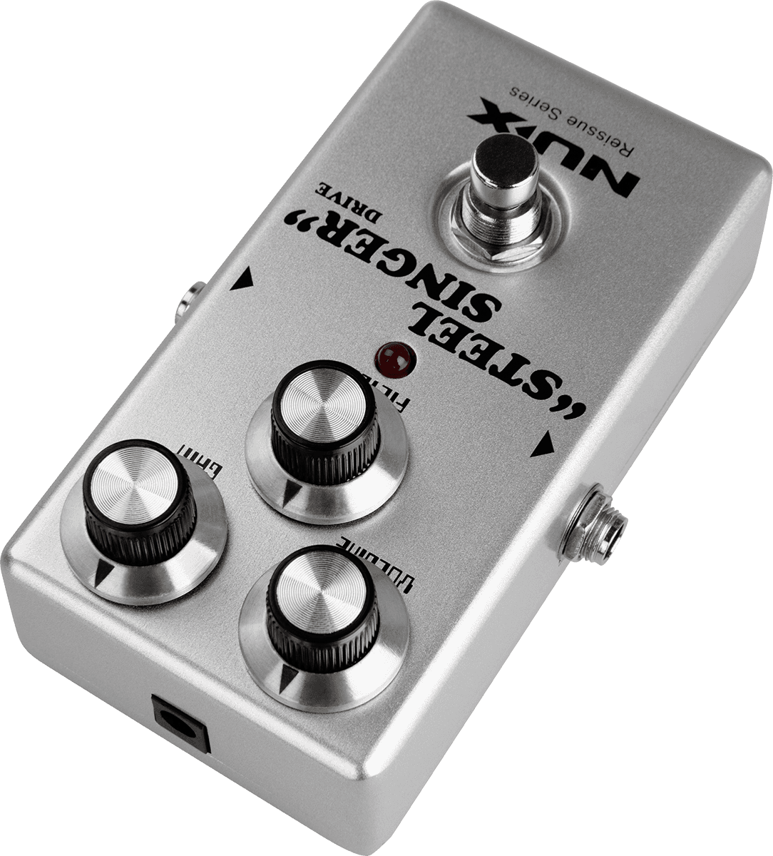 PEDALE D'OVERDRIVE ANALOGIQUE TYPE AMPLI A LAMPE NUX STEELSINGER DRIVE