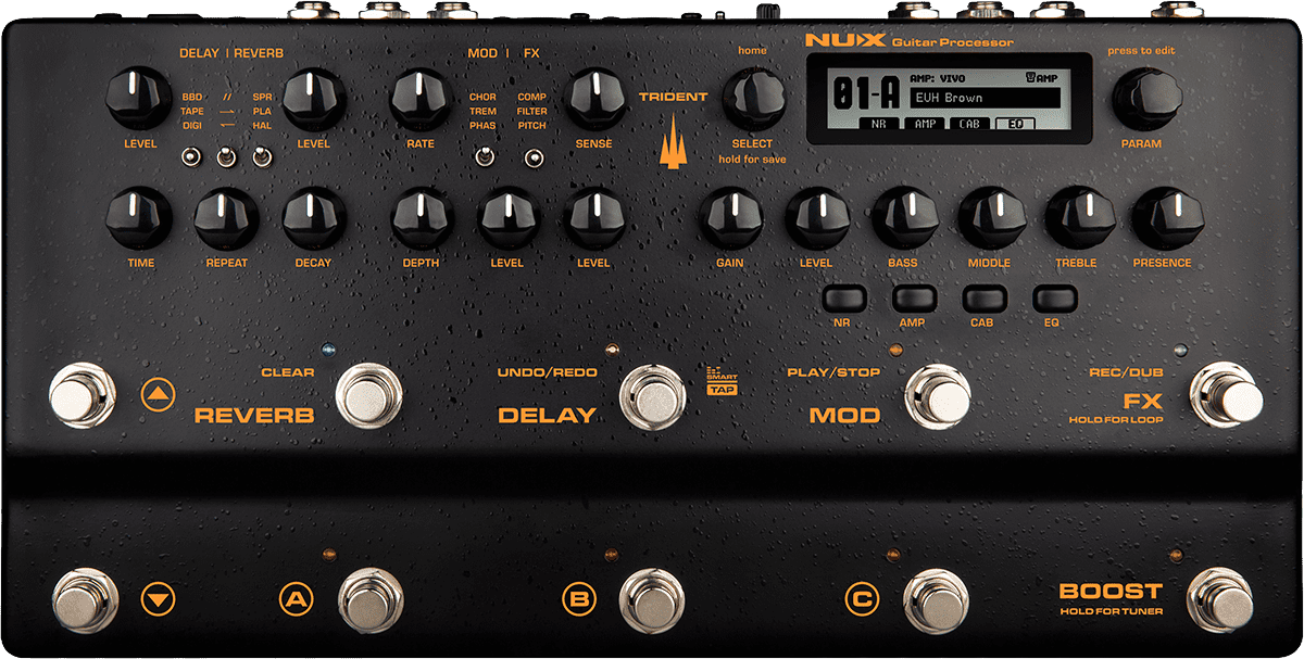 MULTI-EFFETS GUITARE NUX TRIDENT