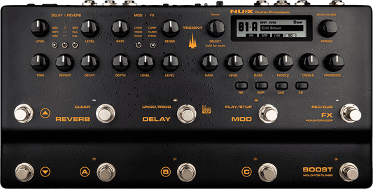 MULTI-EFFETS GUITARE NUX TRIDENT