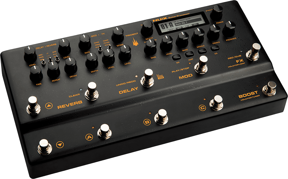 MULTI-EFFETS GUITARE NUX TRIDENT