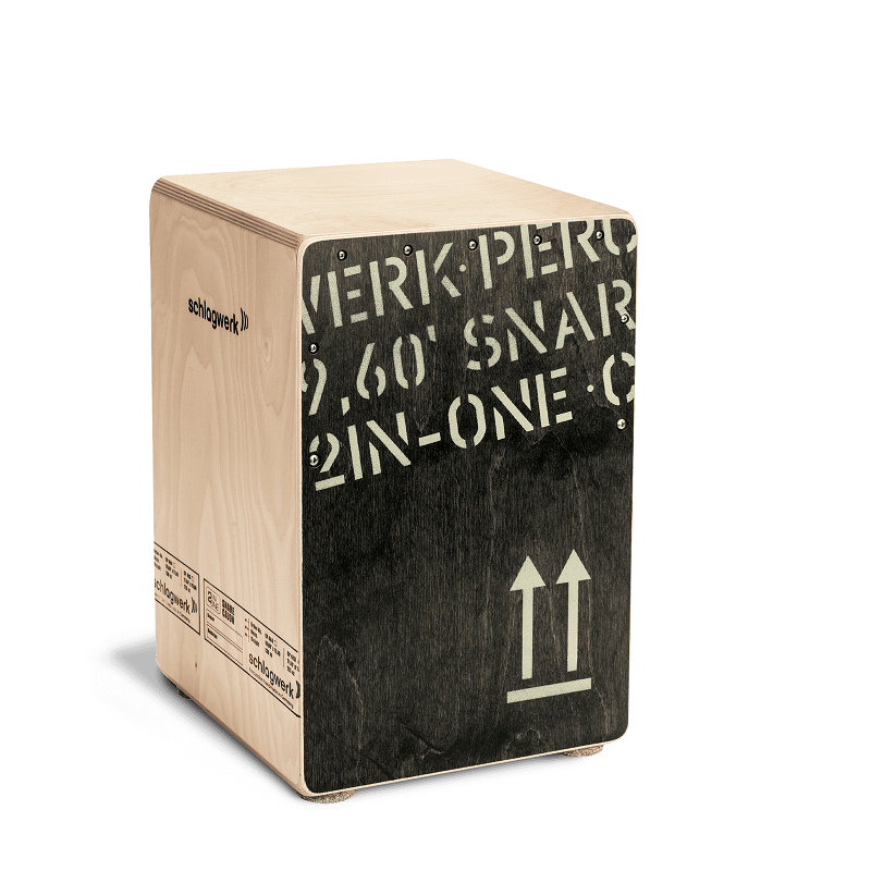 Cajón Schlagwerk 2 in One Bouleau Medium Noir CP403BLK