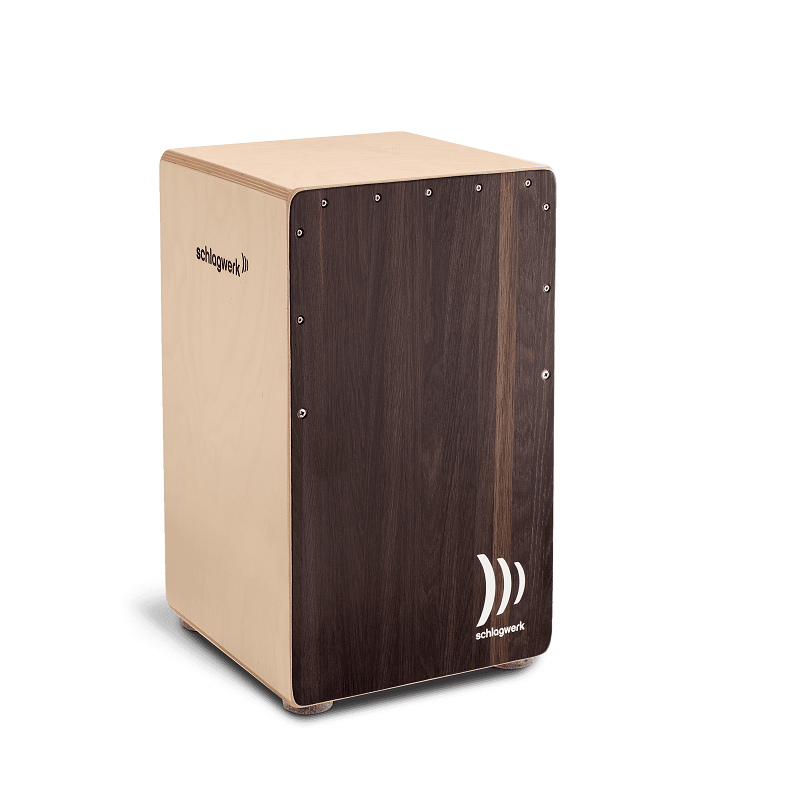 SCHLAGWERK 2inOne CP408 Dark Oak – Cajón Chêne sombre
