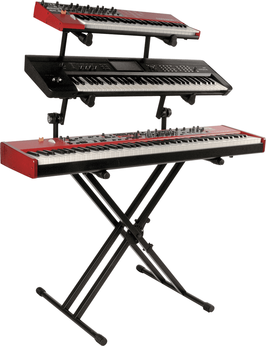 QUIK LOK QL623 Performer – Stand clavier 3 niveaux noir
