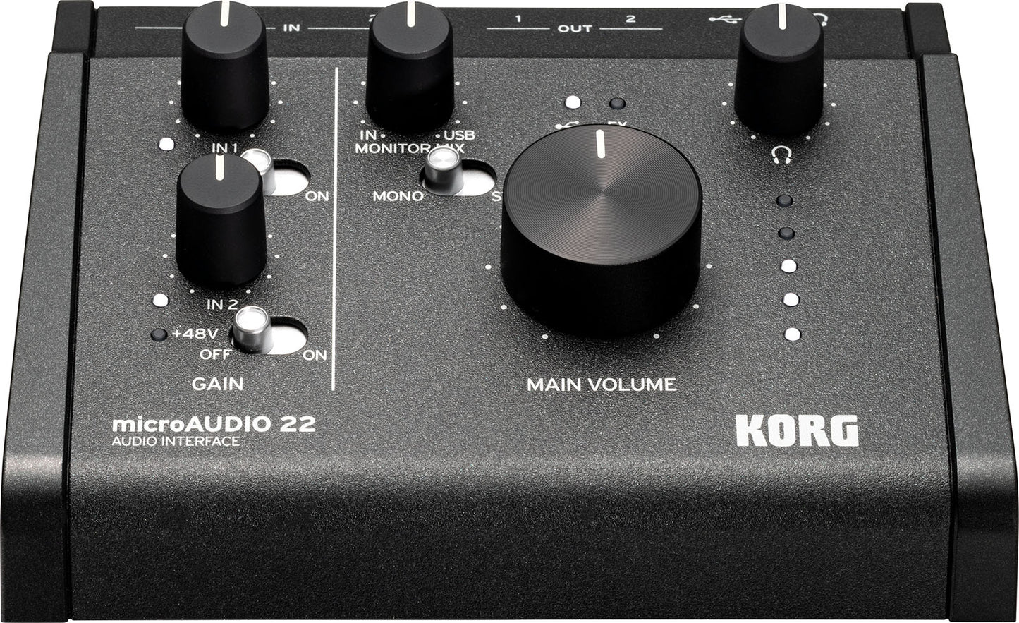 KORG microAUDIO 22 – Interface audio USB 2 entrées / 2 sorties