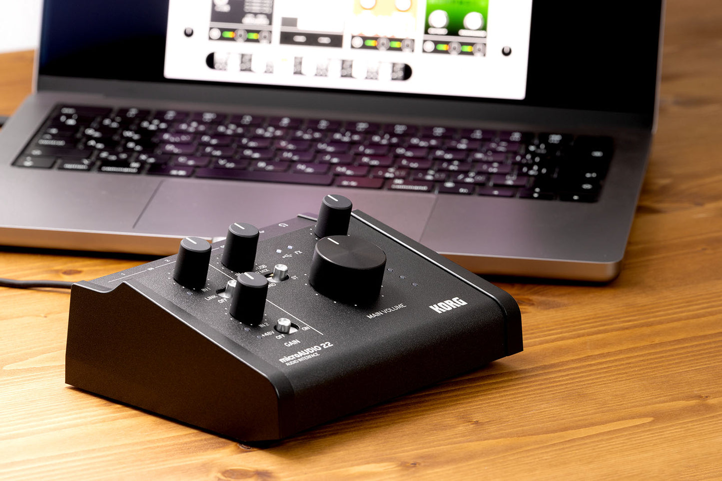 KORG microAUDIO 22 – Interface audio USB 2 entrées / 2 sorties