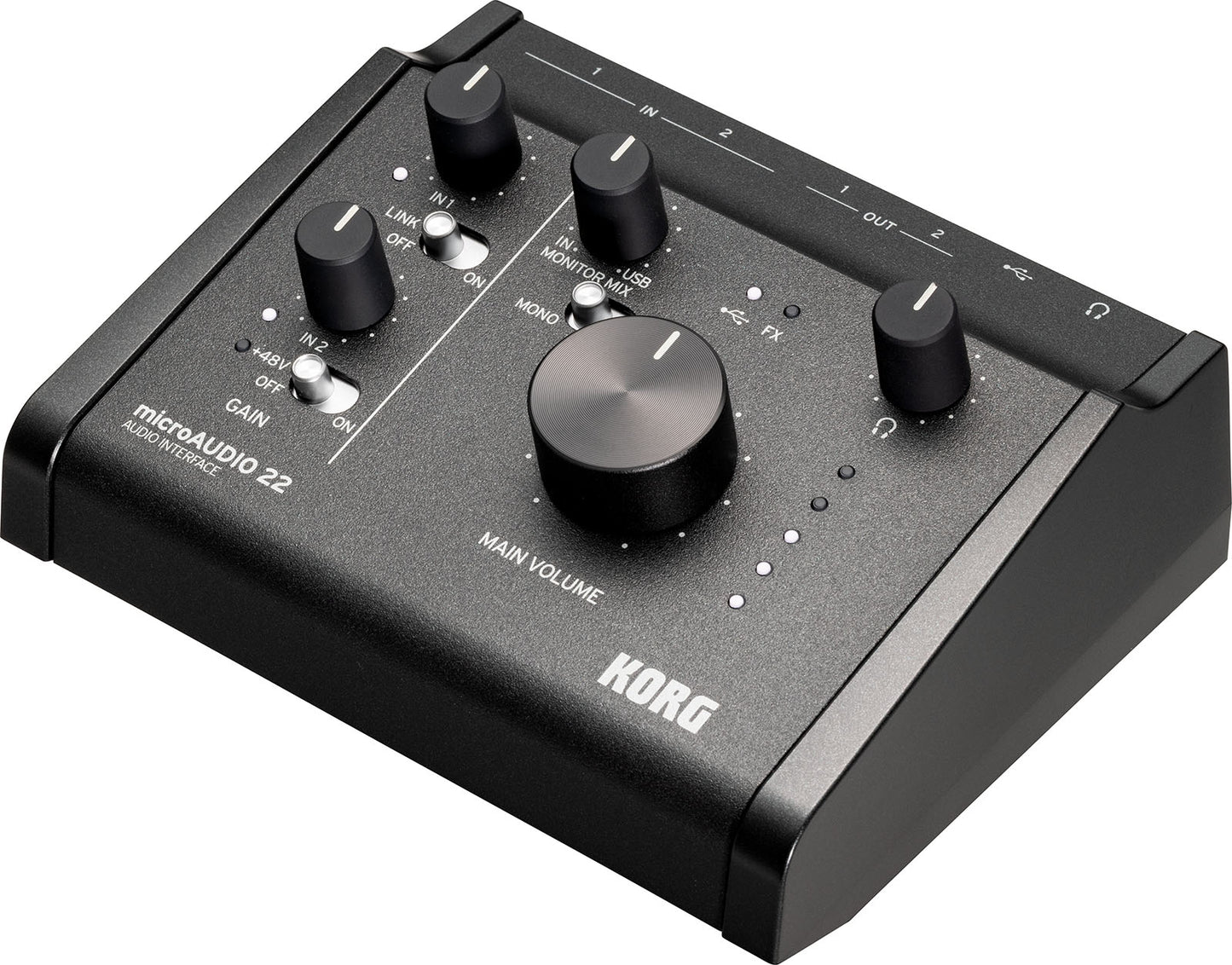 KORG microAUDIO 22 – Interface audio USB 2 entrées / 2 sorties