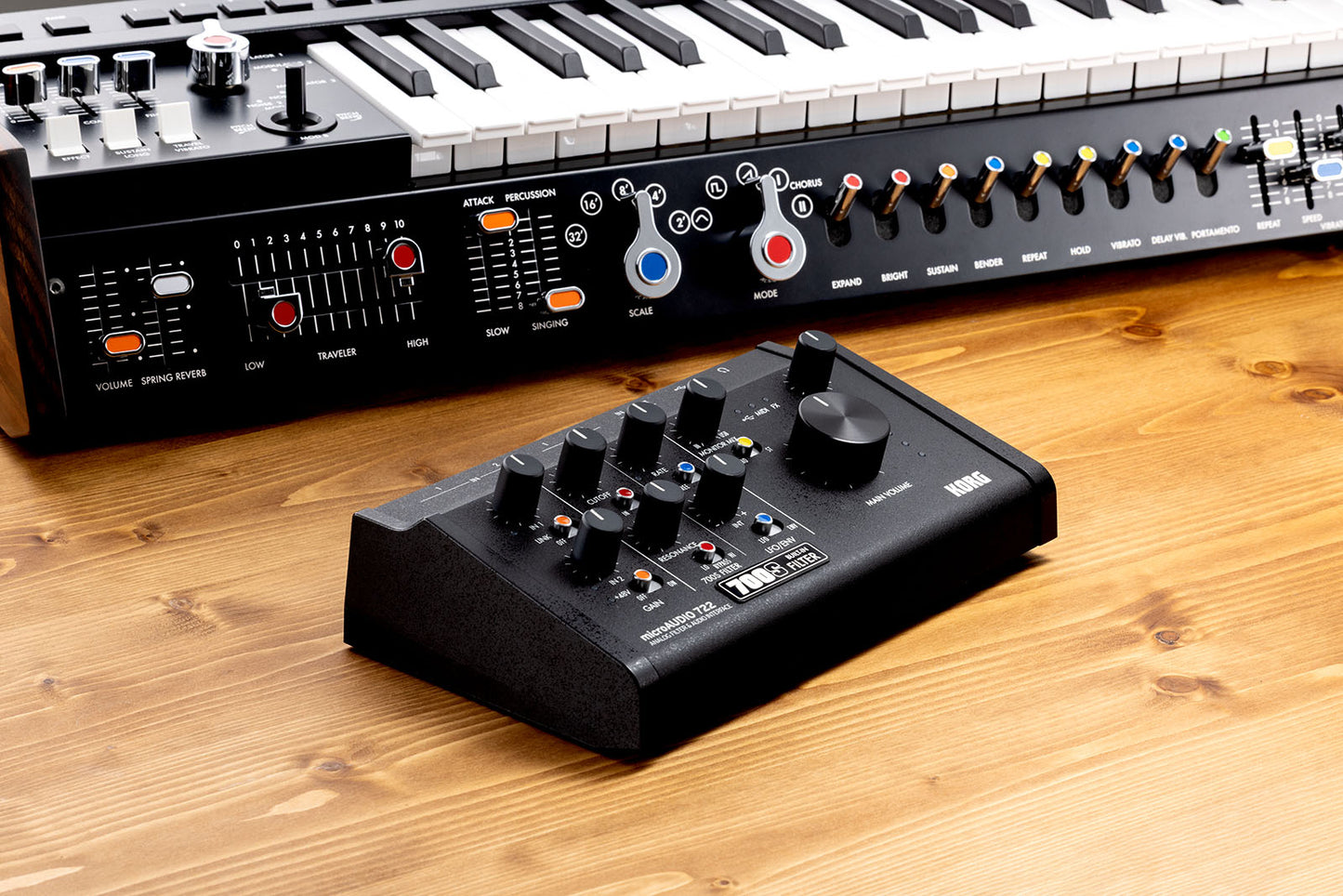 KORG microAUDIO 722 – Interface audio USB-C 2 entrées / 2 sorties