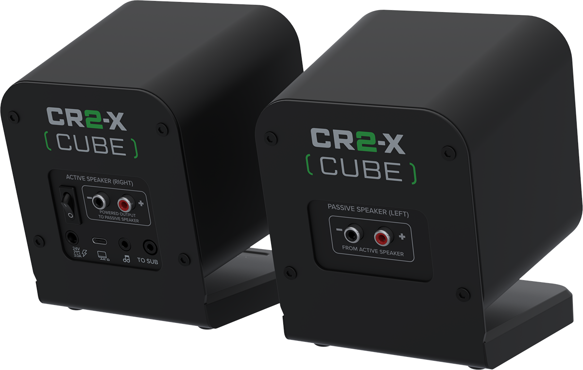 MACKIE CR2-X Cube – Paire d’enceintes de monitoring de bureau 60 W - SOLDES