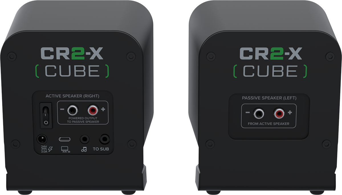 MACKIE CR2-X Cube – Paire d’enceintes de monitoring de bureau 60 W - SOLDES