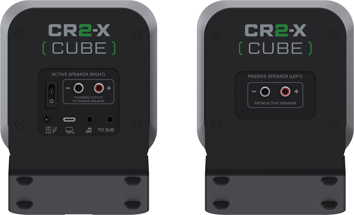 MACKIE CR2-X Cube – Paire d’enceintes de monitoring de bureau 60 W - SOLDES