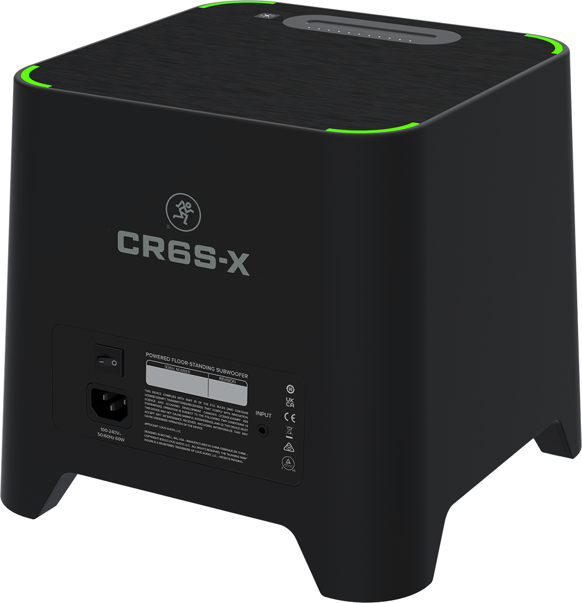 MACKIE CR6S-X – Caisson de basse actif pour enceintes de monitoring