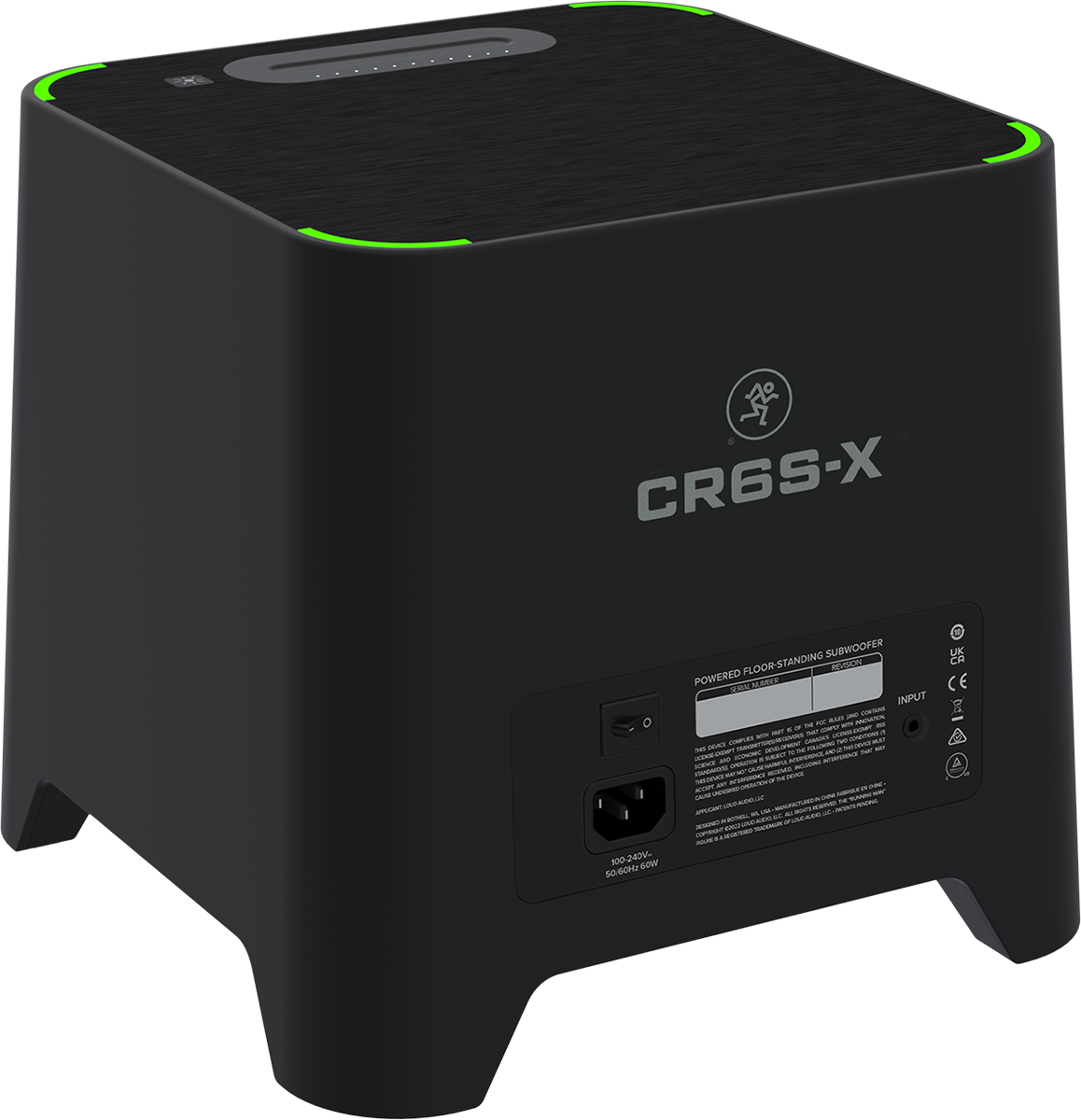 MACKIE CR6S-X – Caisson de basse actif pour enceintes de monitoring