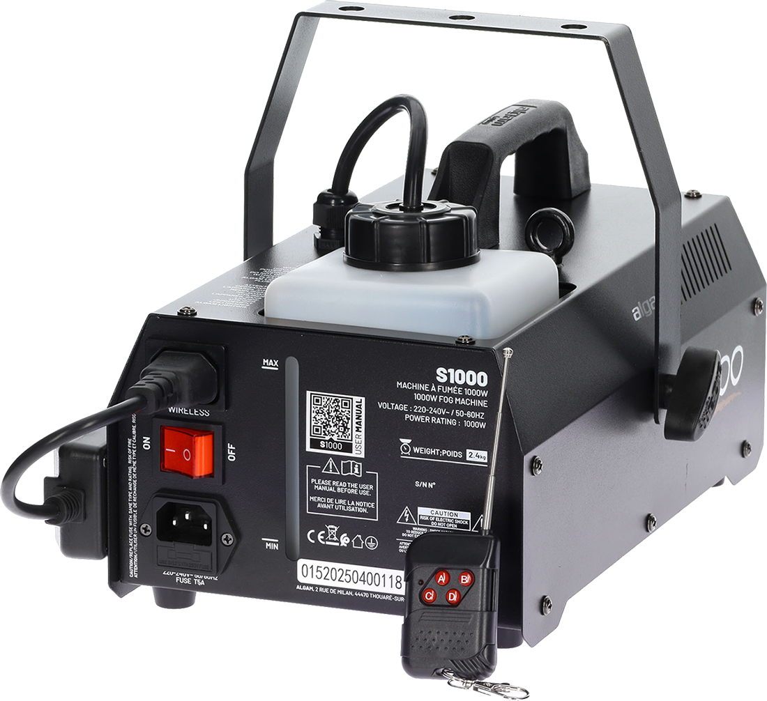 Machine à Fumée 1000W – ALGAM LIGHTING S1000