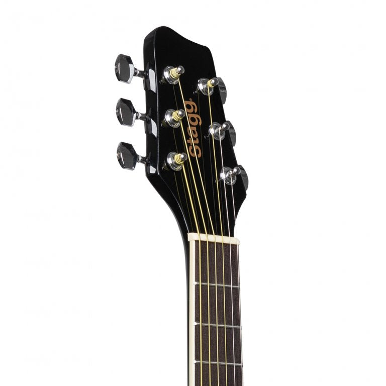 GUITARE ACOUSTIQUE STAGG SA20D 1/2 BK NOIRE