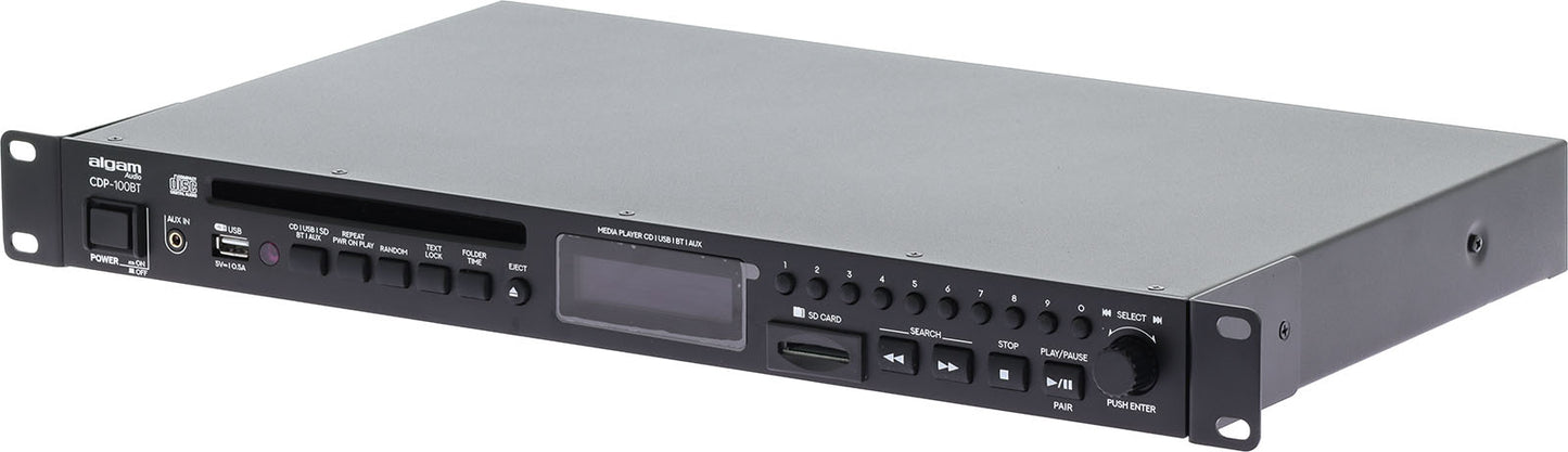 ALGAM AUDIO CDP100-BT – Lecteur CD / SD / Bluetooth rackable 1U