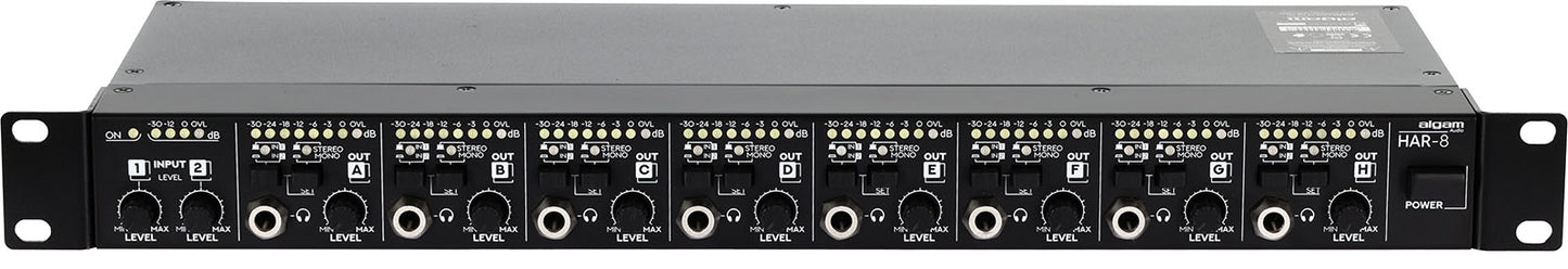ALGAM AUDIO HAR 8 – Amplificateur de casque 8 voies rackable
