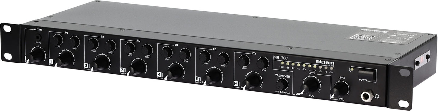 ALGAM AUDIO MR-702 – Mixeur rackable 7 canaux 1U