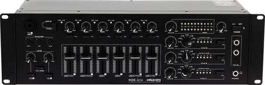 ALGAM AUDIO MZR 804 – Mixeur zoneur 6 + 2 entrées, 4 zones rackable