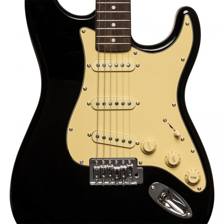 GUITARE ÉLECTRIQUE STAGG SES 30 BLK – NOIR BRILLANT