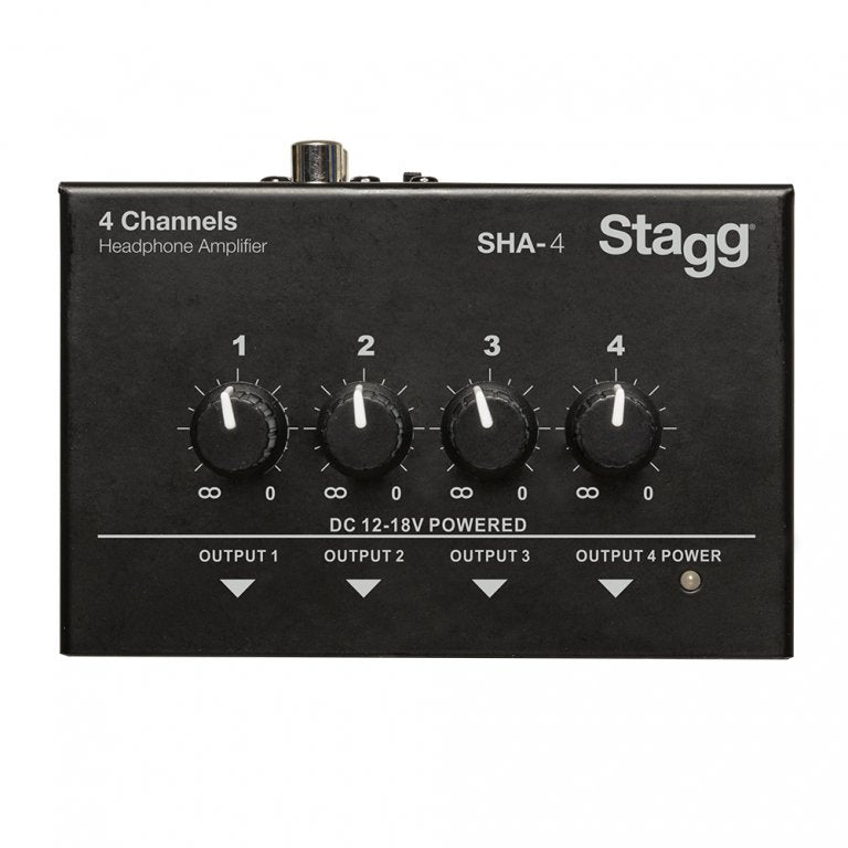 AMPLIFICATEUR DE CASQUE STÉRÉO 4 CANAUX STAGG SHA-4