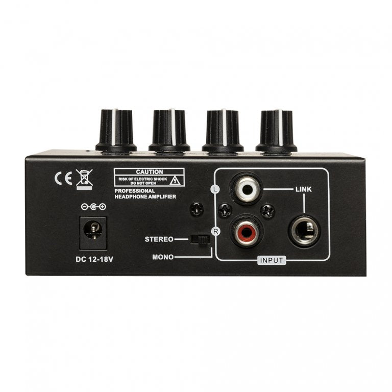 AMPLIFICATEUR DE CASQUE STÉRÉO 4 CANAUX STAGG SHA-4