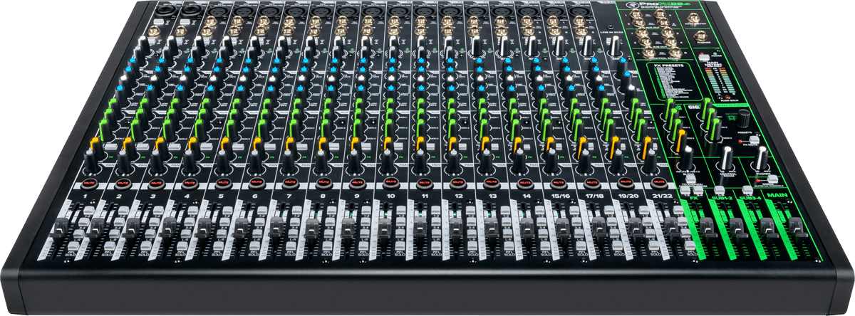 TABLE DE MIXAGE USB 22 CANAUX + EFFETS MACKIE PROFX22V3