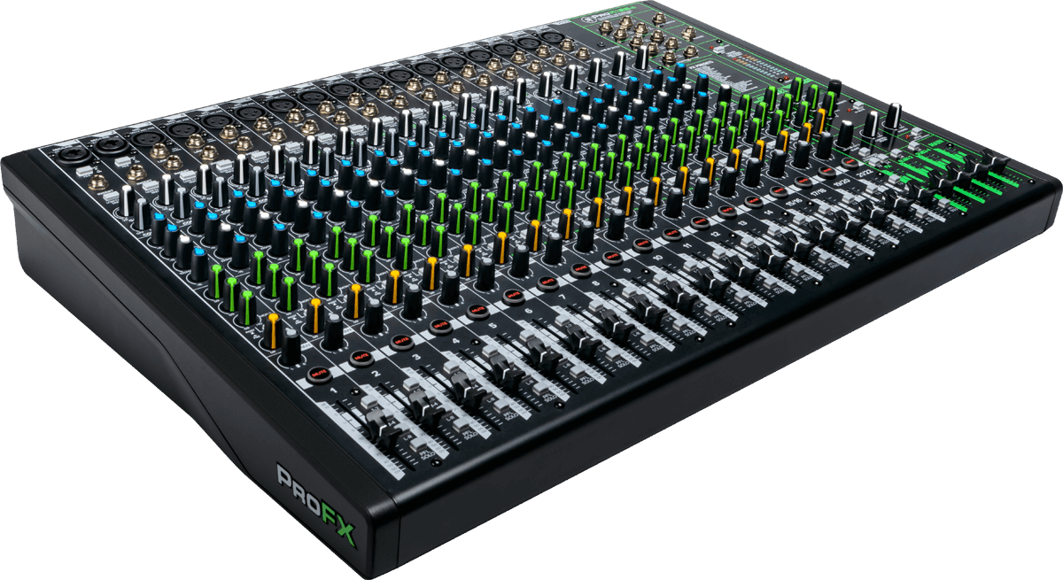 TABLE DE MIXAGE USB 22 CANAUX + EFFETS MACKIE PROFX22V3