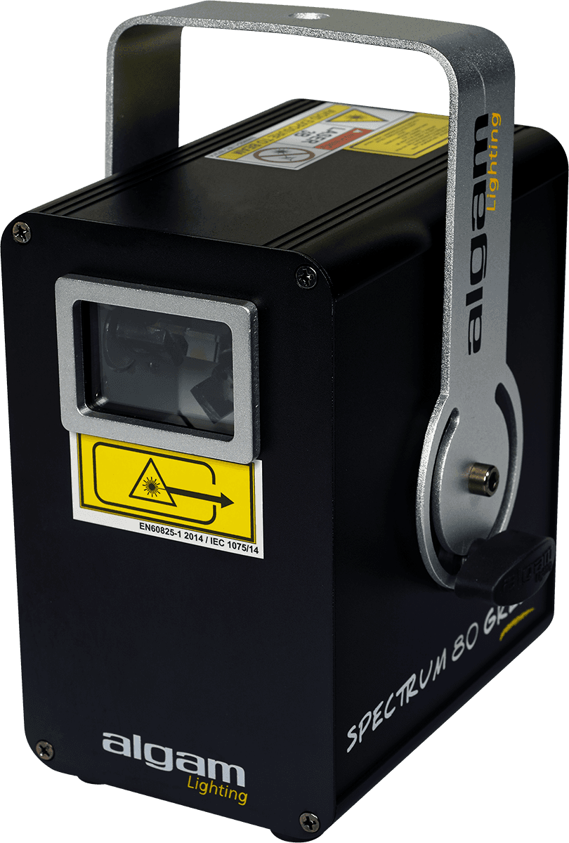 Laser d'Animation Monocouleur Vert 80 mW – ALGAM LIGHTING SPECTRUM80GREEN