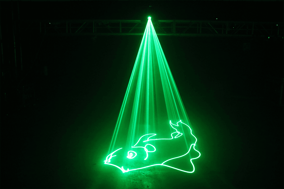 Laser d'Animation Monocouleur Vert 80 mW – ALGAM LIGHTING SPECTRUM80GREEN
