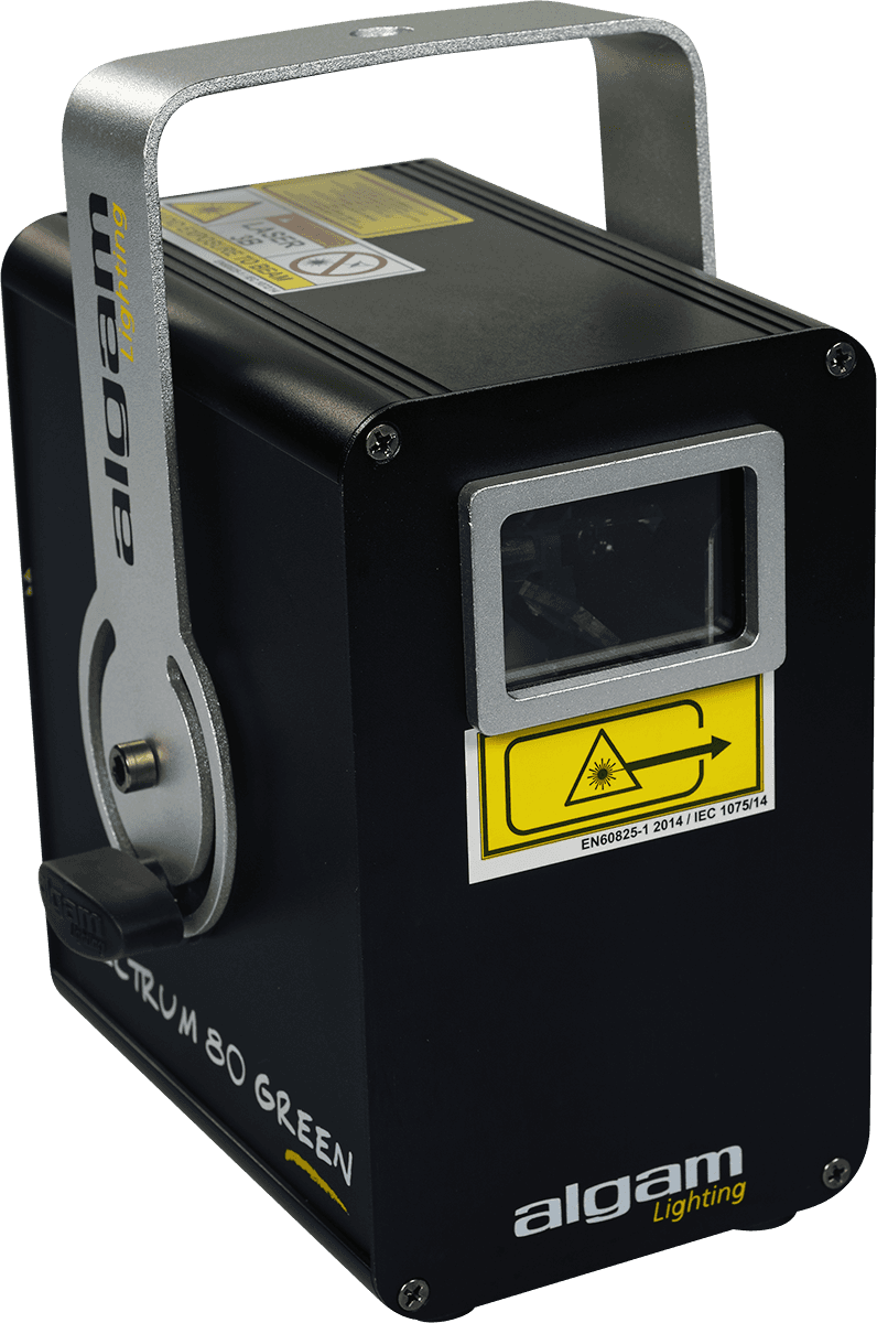 Laser d'Animation Monocouleur Vert 80 mW – ALGAM LIGHTING SPECTRUM80GREEN