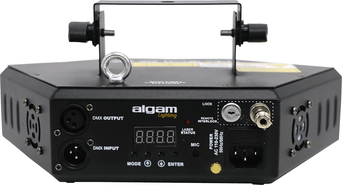 Laser d'Animation 6 Faisceaux 360 mW RGB – ALGAM LIGHTING SPECTRUMSIXRGB
