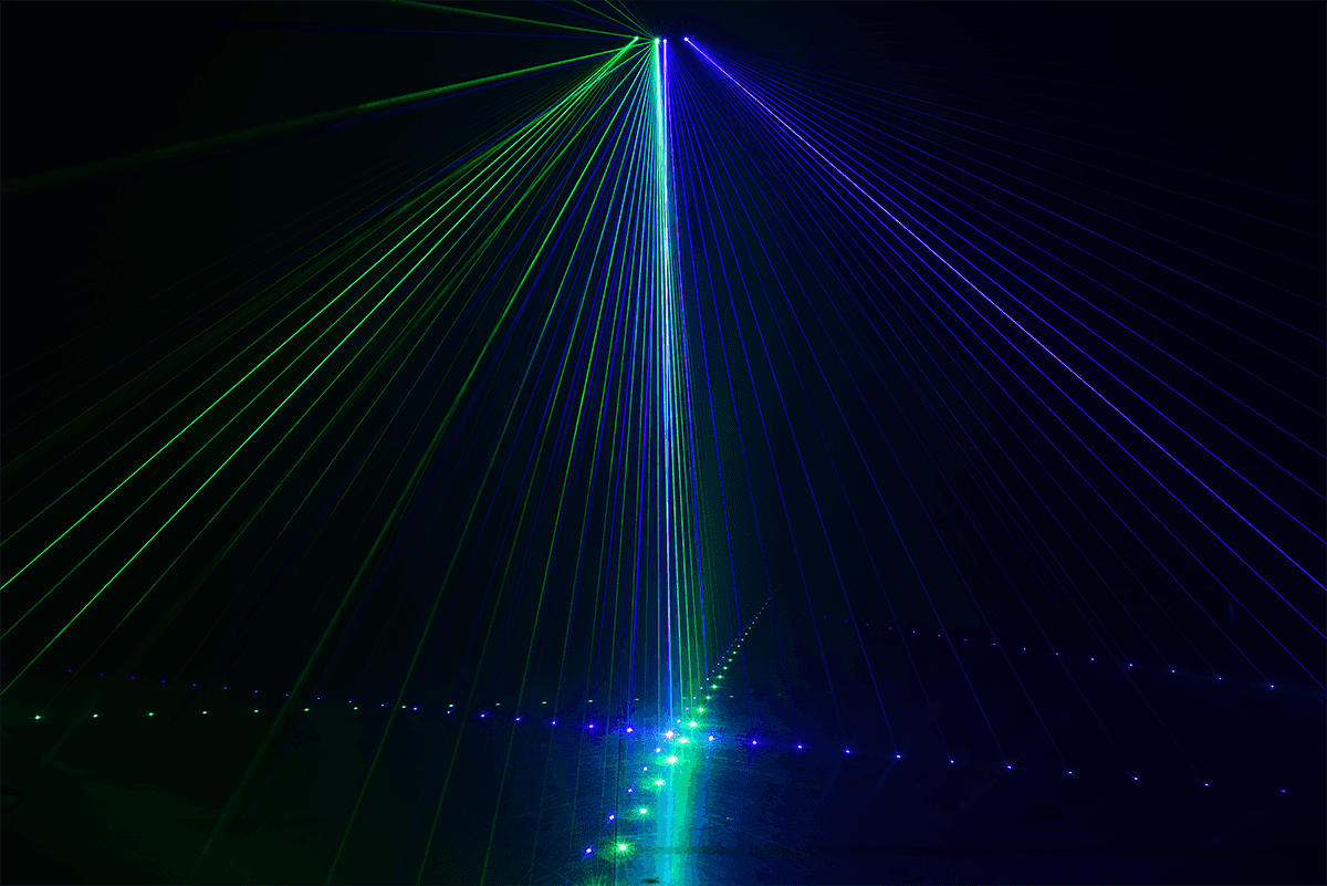 Laser d'Animation 6 Faisceaux 360 mW RGB – ALGAM LIGHTING SPECTRUMSIXRGB